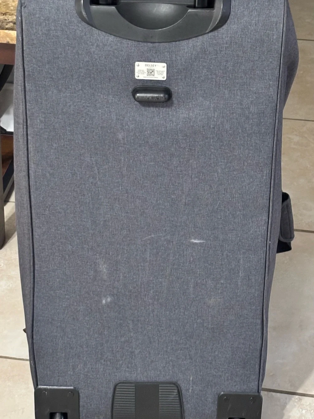 Men's Charcoal Gray Rolling Duffel Bag - Versatile Travel Carry